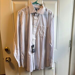 Men's Striped Button-Down Shirt